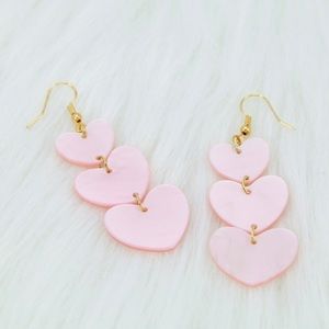 super cute multi heart earrings